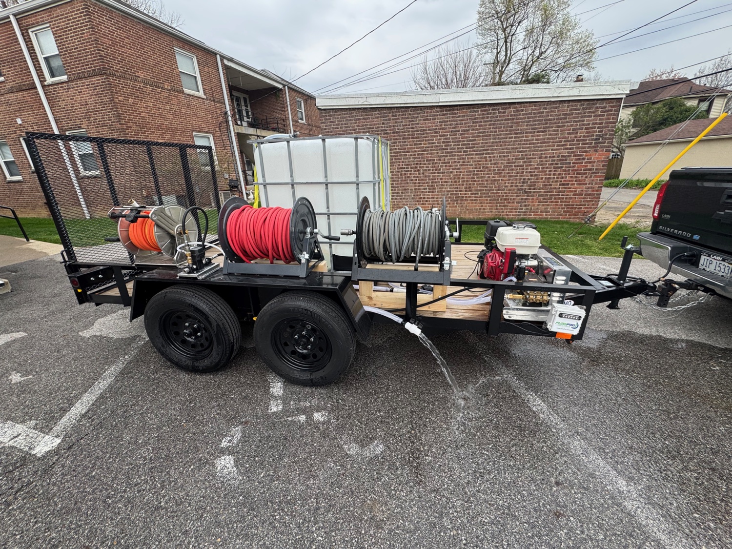 Pinnacle Wash's soft-wash rig and equipment — Reynoldsburg, OH